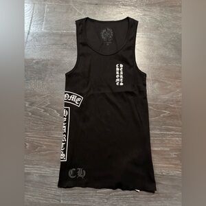 Chrome Hearts Black Tank Top